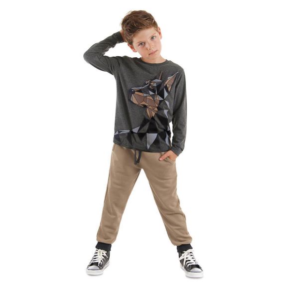 Doberman Boy T-shirt&Pants Set