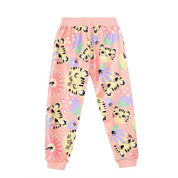 Cats&Flowers Girl Pink Tracksuit