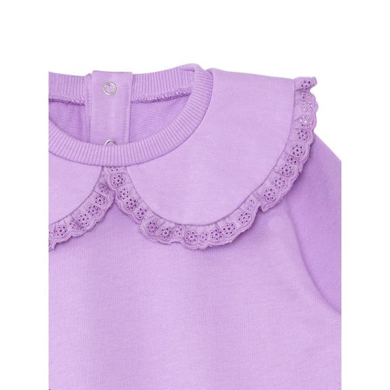Flower Zebra Baby Girl Lilac Sweatshirt