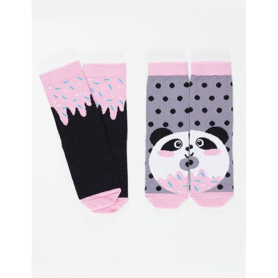 Panda&Cream Girl 2-Pack Socks Set